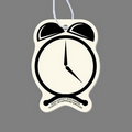 Paper Air Freshener Tag - Alarm Clock